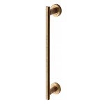 M Marcus Heritage Brass 19mm Bar Door Pull Handle with base 336mm length